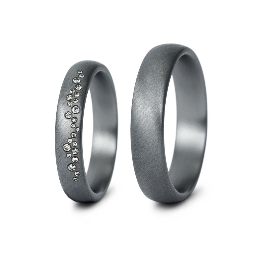 Tantal Eheringe P1 4+5 mm 24 Brill. 0.075ct.