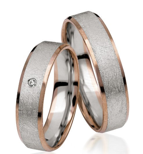 Simon & Söhne Trauringe/Eheringe AU 9 Bicolor S 926