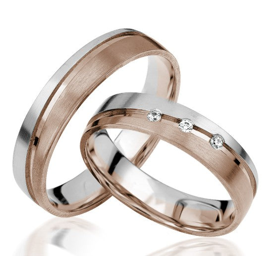 Simon & Söhne Trauringe/Eheringe AU 9 Bicolor S 928