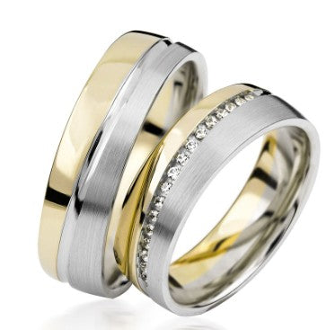 Simon & Söhne Trauringe/Eheringe Basic Bicolor S 131