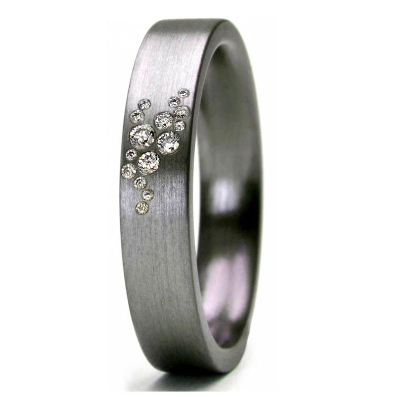 Produktbild: TANTALUM MAGIC Tantal Ring Linie P2 15x0,076 ct.
