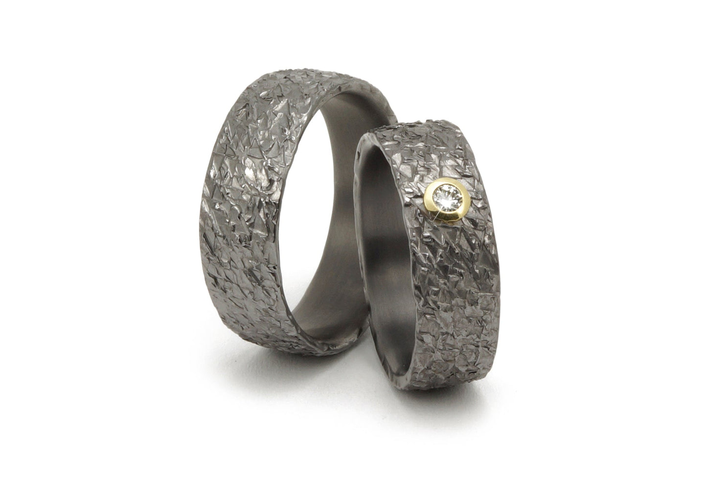 Tantal/Gelbgold Ringe Kristallin by Haudarin