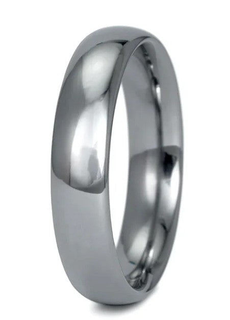 Tantal Trauringe 4+5 mm P1 Poliert 6 Brill. 0.017ct.