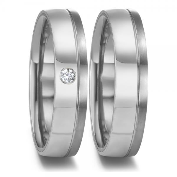 Teno Eheringe Tantal/Platin 596065-596066