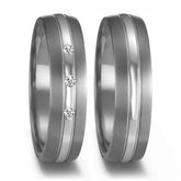 Produktbild: Teno Eheringe Tantal/Platin 596064-596063