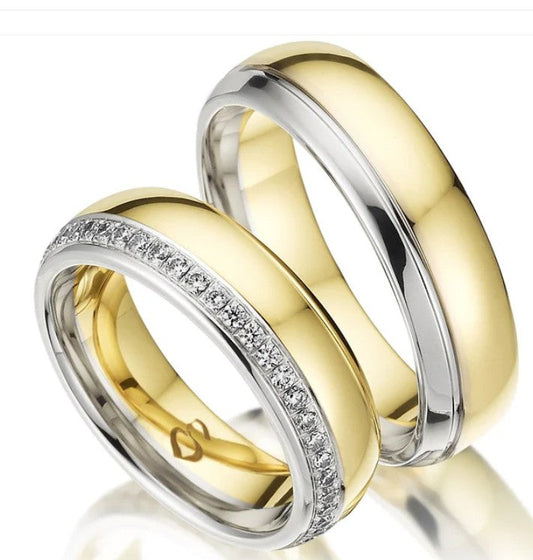 Simon & Söhne Trauringe/Eheringe Fantasy Bicolor S 233