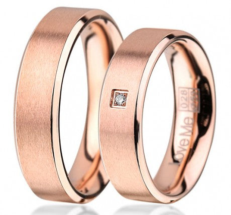 Produktbild: love-me-steel-collection-trauringe-new-york-lm-028r