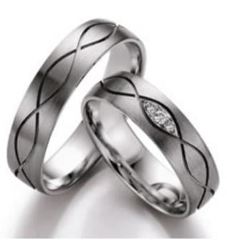 Collection Ruesch Weißgold Trauringe - 02/2410.1