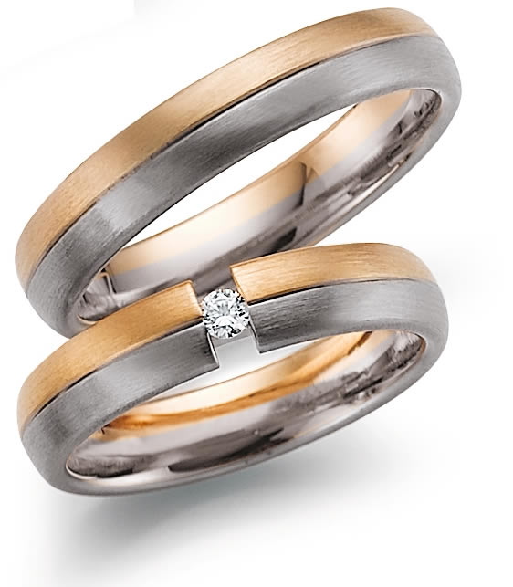 Gerstner Bicolor Trauringe/Eheringe 4/20133/4.5