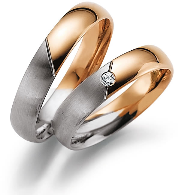 Gerstner Bicolor Trauringe/Eheringe - 4/20137/4.5