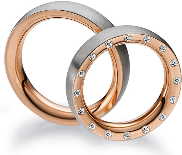 Gerstner Bicolor Trauringe/Eheringe - 4/20317/5