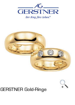 Gerstner Gelbgold Eheringe 26700-6,5/26946-6,5
