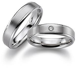 Gerstner Weißgold Trauringe-Eheringe 4/27019/5