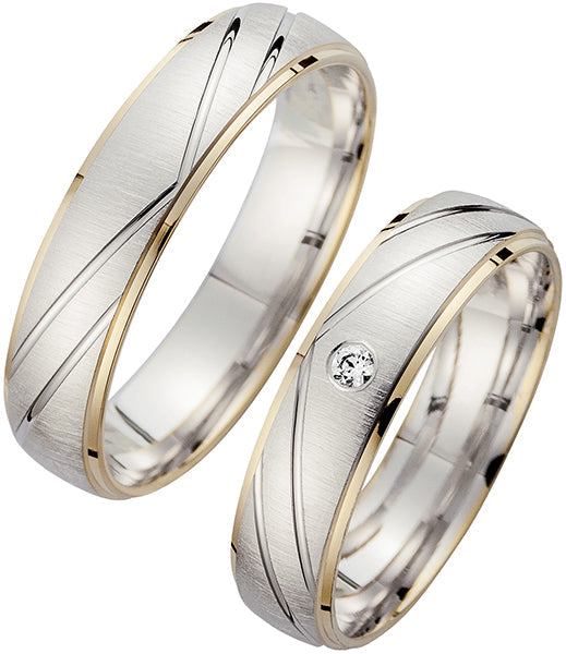 Cilor Trauringe/Eheringe Perfect Love Bicolor HR 220A