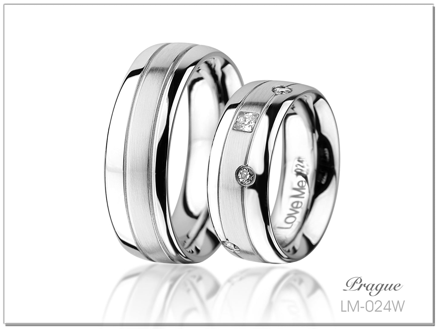 Produktbild: love me forever Collection Eheringe/Trauringe LS-024W
