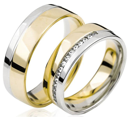 Simon & Söhne Trauringe/Eheringe Basic Bicolor S 128