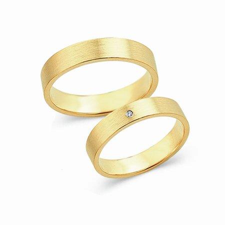 Schwarz Trauringe/Eheringe Basic SW166