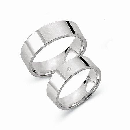 Schwarz Trauringe/Eheringe Basic SW186