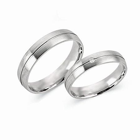 Schwarz Trauringe/Eheringe Basic SW195