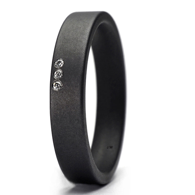 TANTALUM MAGIC Tantal Ring Fein Matt P 2 3x0,014 ct.