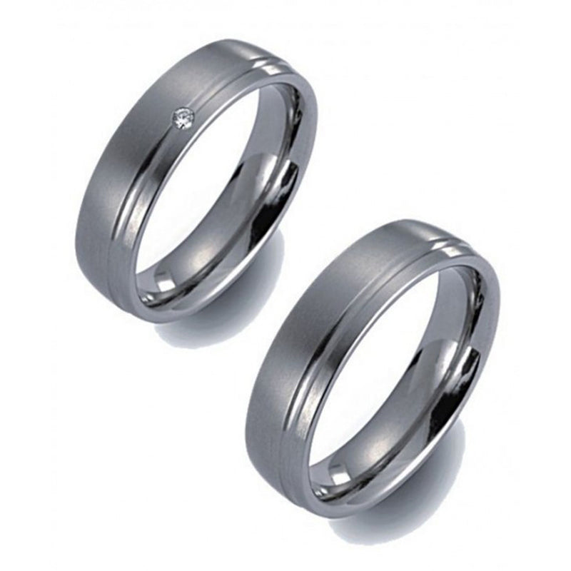TitanFactory Trauringe/Eheringe 51423-51423B