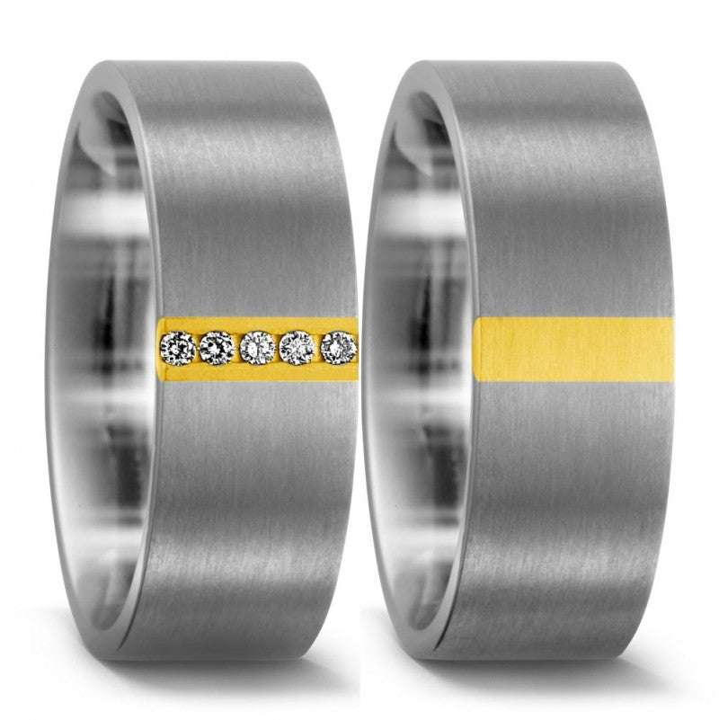 Produktbild: TitanFactory Trauringe/Eheringe 51051/001/005/7201-51051/001/000/7201