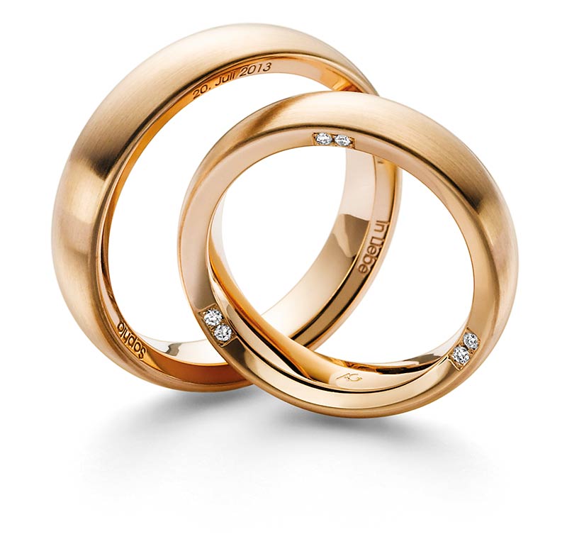 Produktbild: Gerstner Rotgold Trauringe 4/28432/5
