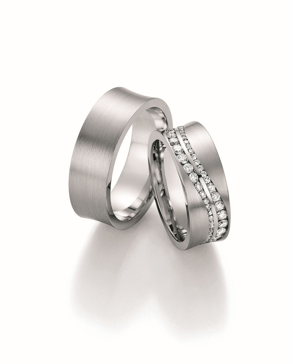 Produktbild: Nowotny Collection Ruesch Trauringe/Eheringe La Bellezza 02/50170-075-02/50180-075