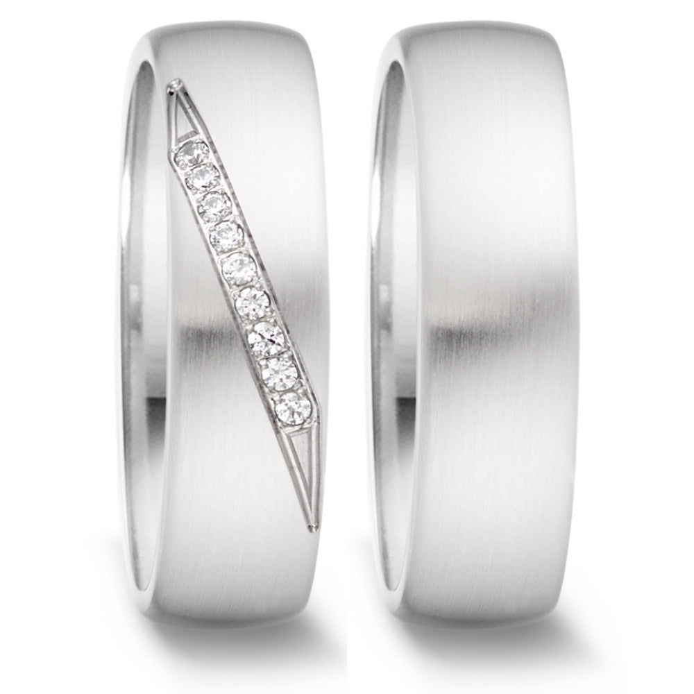 Produktbild: TeNo Trauringe/Eheringe PURE DESIGN TAMOR SATIN 069.2500.XX-069.25P07.XX