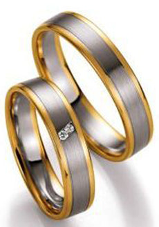 Produktbild: Collection Ruesch Nowotny Trauringe/Eheringe Bicolor 66/10310/045-66/10320/045