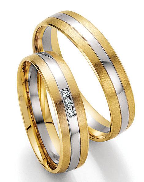 Produktbild: Nowotny Collection Ruesch Trauringe Honeymoon Pure Bicolor 66/32110-50-66/32120-50