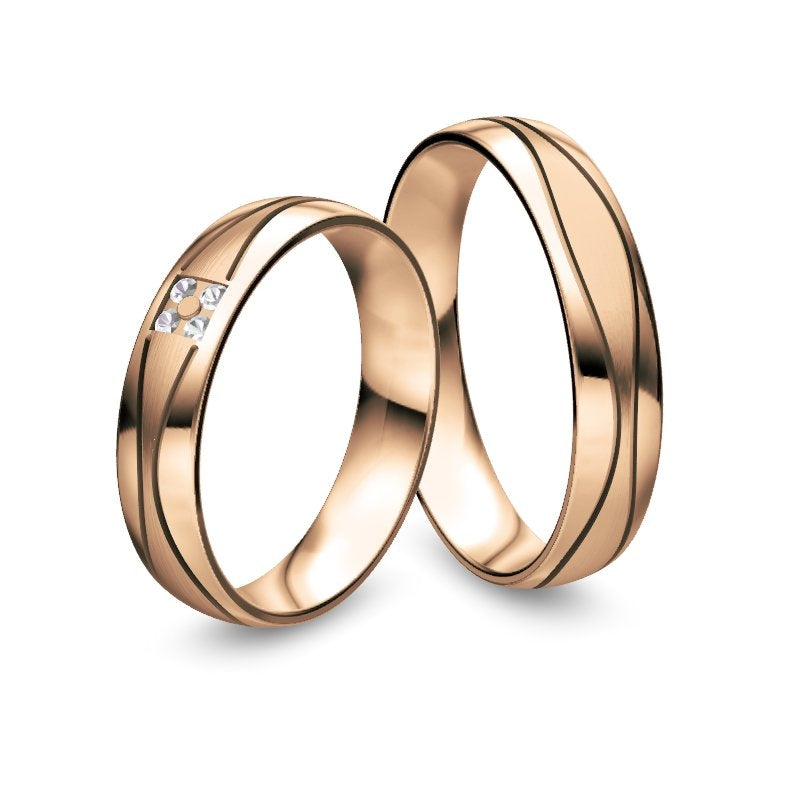 Nowotny Collection Ruesch Trauringe/Eheringe Honeymoon Infinity 66/35090-045-66/35100-045