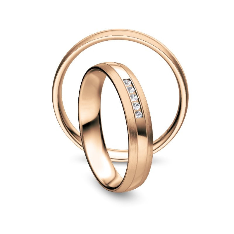 Nowotny Collection Ruesch Trauringe/Eheringe Honeymoon Infinity 66/35110-040-66/35120-040