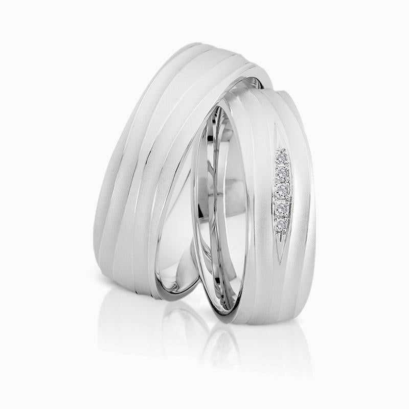 Produktbild: Herzog Trauringe/Eheringe Weißgold 3798