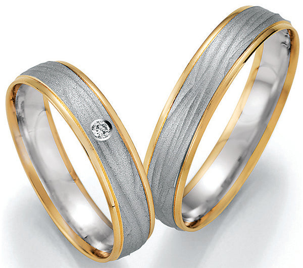 Produktbild: Nowotny Collection Ruesch Trauringe/Eheringe Honeymoon Pure Bicolor 66/43030-66/43040
