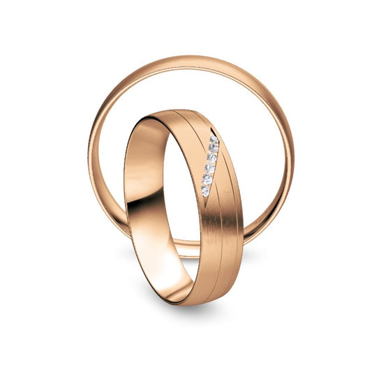 Produktbild: Nowotny Collection Ruesch Trauringe/Eheringe Honeymoon Pure V 66/43110/045-66/43120/045