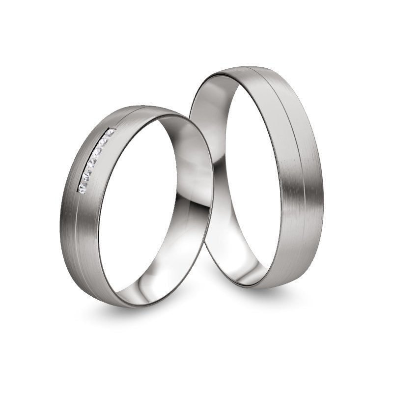Produktbild: Nowotny Collection Ruesch Trauringe/Eheringe Honeymoon Pure V 66/43150/045-66/43160/045