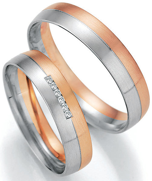Produktbild: Nowotny Collection Ruesch Trauringe/Eheringe Honeymoon Pure Bicolor 66/43150-66/43160