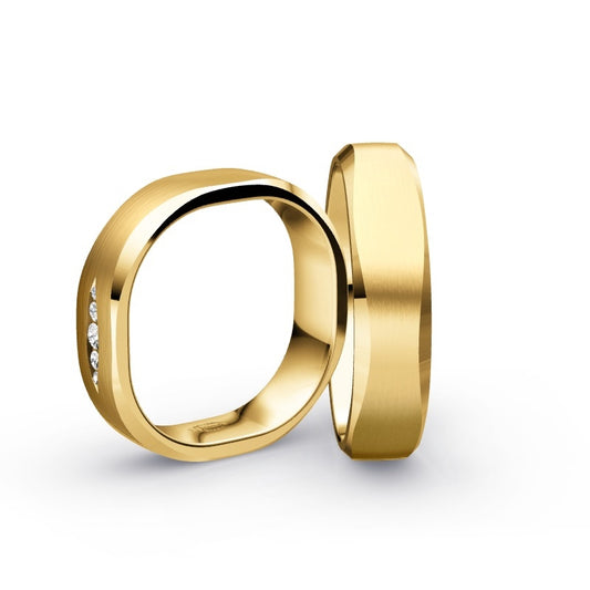 Produktbild: Nowotny Collection Ruesch Trauringe/Eheringe Honeymoon Quadra 66/49010/055-66/49020/055