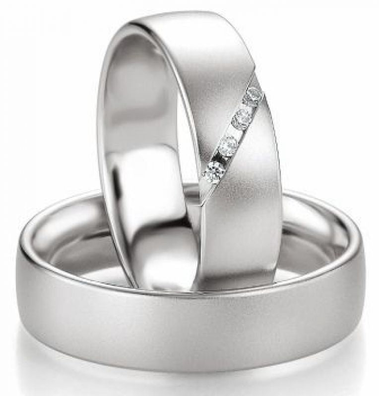 Produktbild: Breuning Trauringe/Eheringe Palladium 48/02605-48/02606