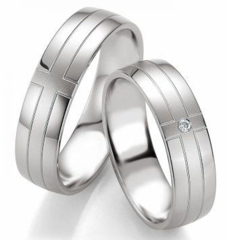 Produktbild: Breuning Trauringe/Eheringe Palladium 48/02619-48/02620