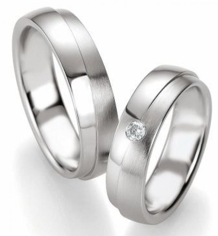 Produktbild: Breuning Trauringe/Eheringe Palladium 48/02621-48/02622