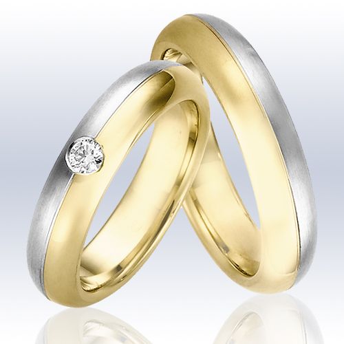 Rauschmayer Eheringe/Trauringe Elements 1 Bicolor (Elements Gold) 11-50723/10-50723