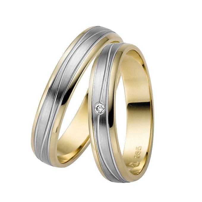 Rauschmayer Trauringe/Eheringe Bicolor 1150843-1050843