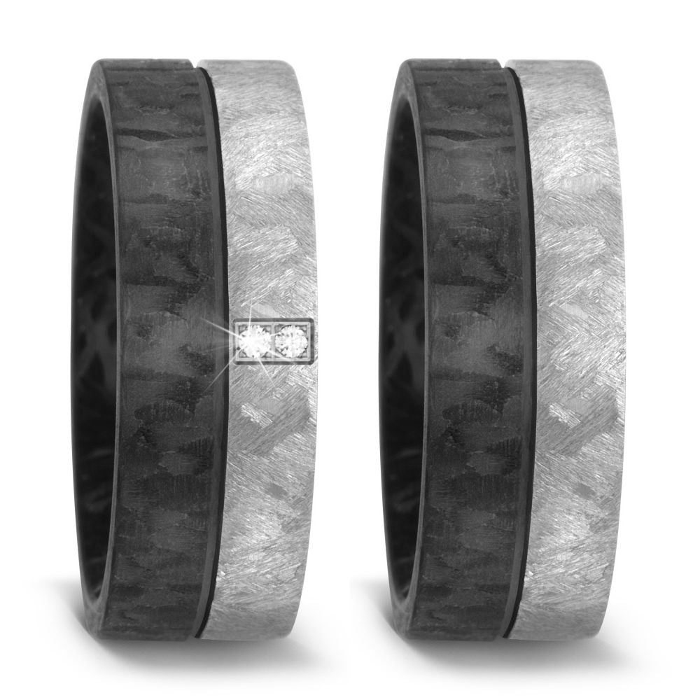 Produktbild: TitanFactory Eheringe/Trauringe Bicolor 52517/023/002/N200-52517/023/000/N200