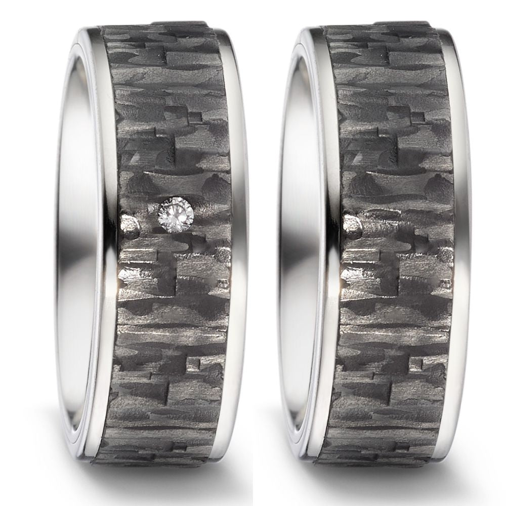 Produktbild: TitanFactory Eheringe/Trauringe Bicolor 52547/001/003/2050-52547/001/000/2050