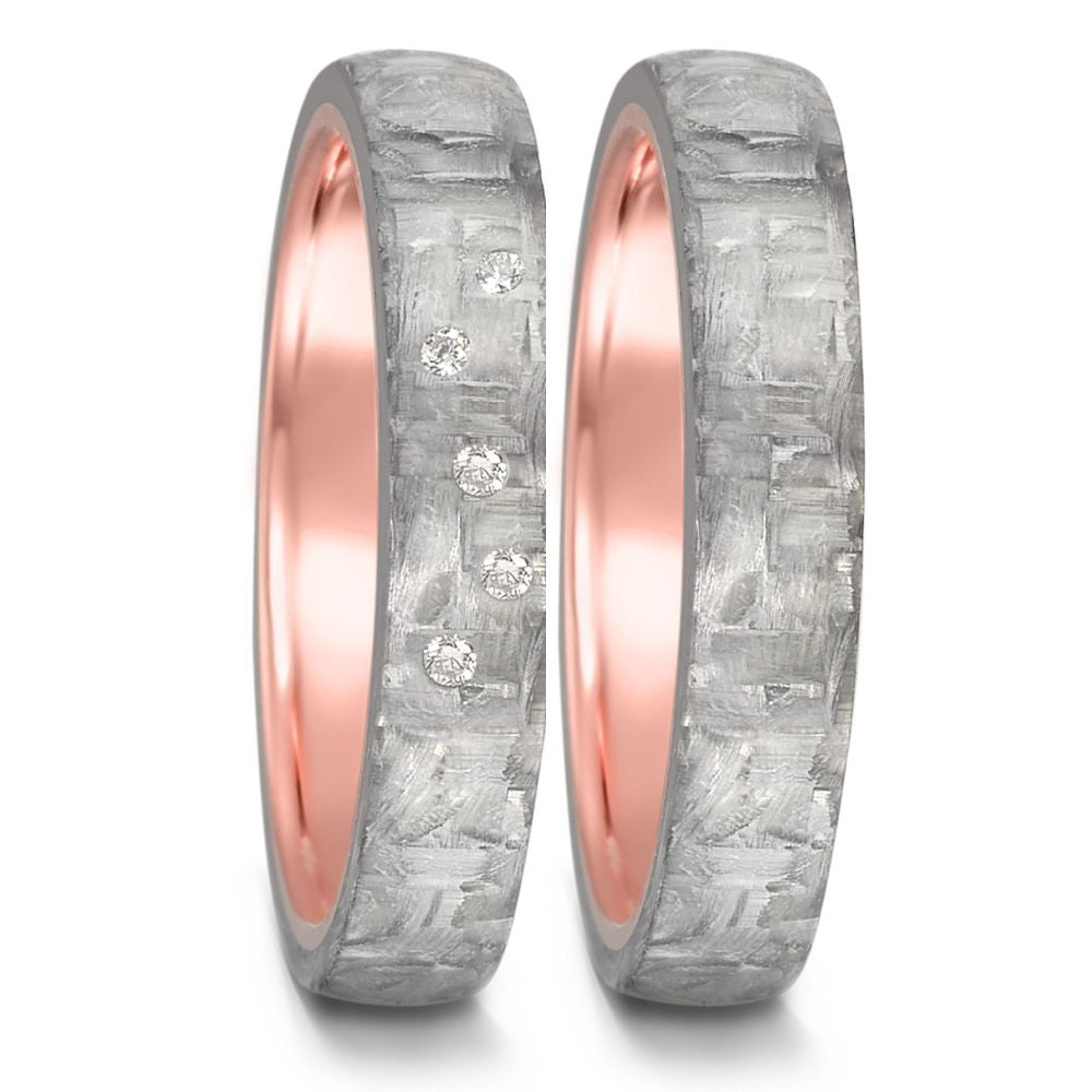 TitanFactory Eheringe/Trauringe Bicolor 52563/001/005/N579-52563/001/000/N579