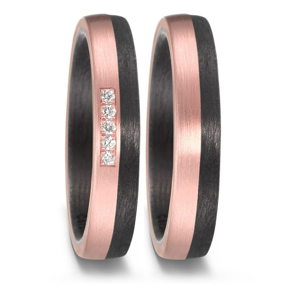 Produktbild: TitanFactory Eheringe/Trauringe Bicolor 59356/003/005/N556-59356/003/000/N556