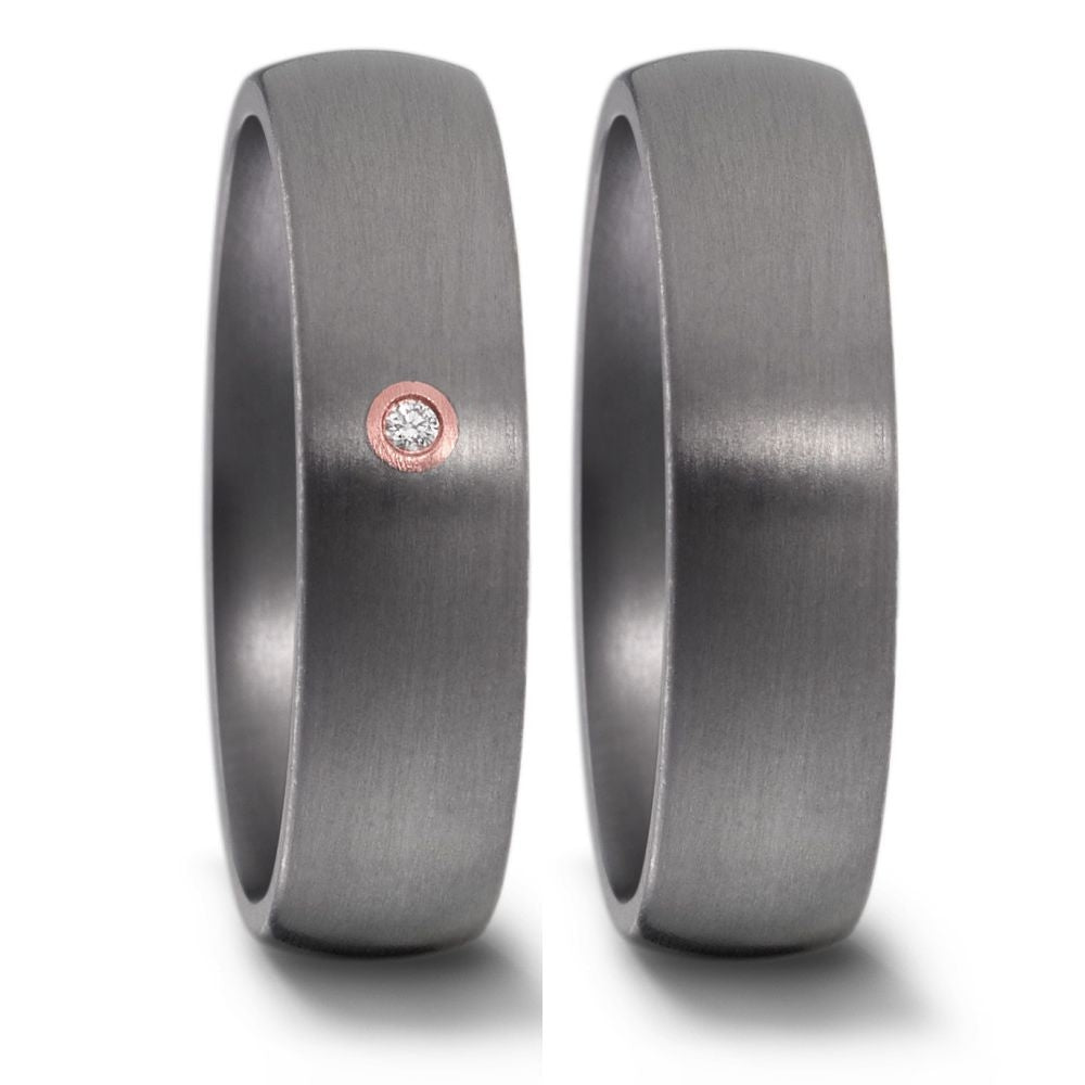 TitanFactory Trauringe Tantal Bicolor 59612/003/001/X745-59612/003/000/X000