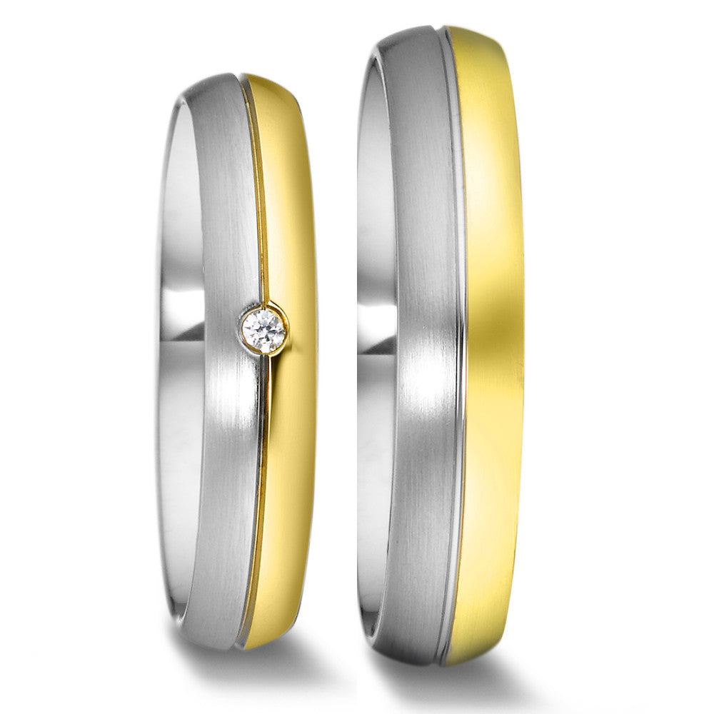 Produktbild: Weidner Trauringe/Eheringe Partnerringe, Trauringe, Bicolor 62032